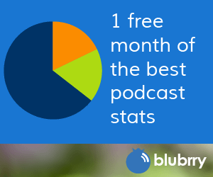 1 month free stats with Blubrry