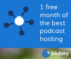 1 free month hosting with Blubrry